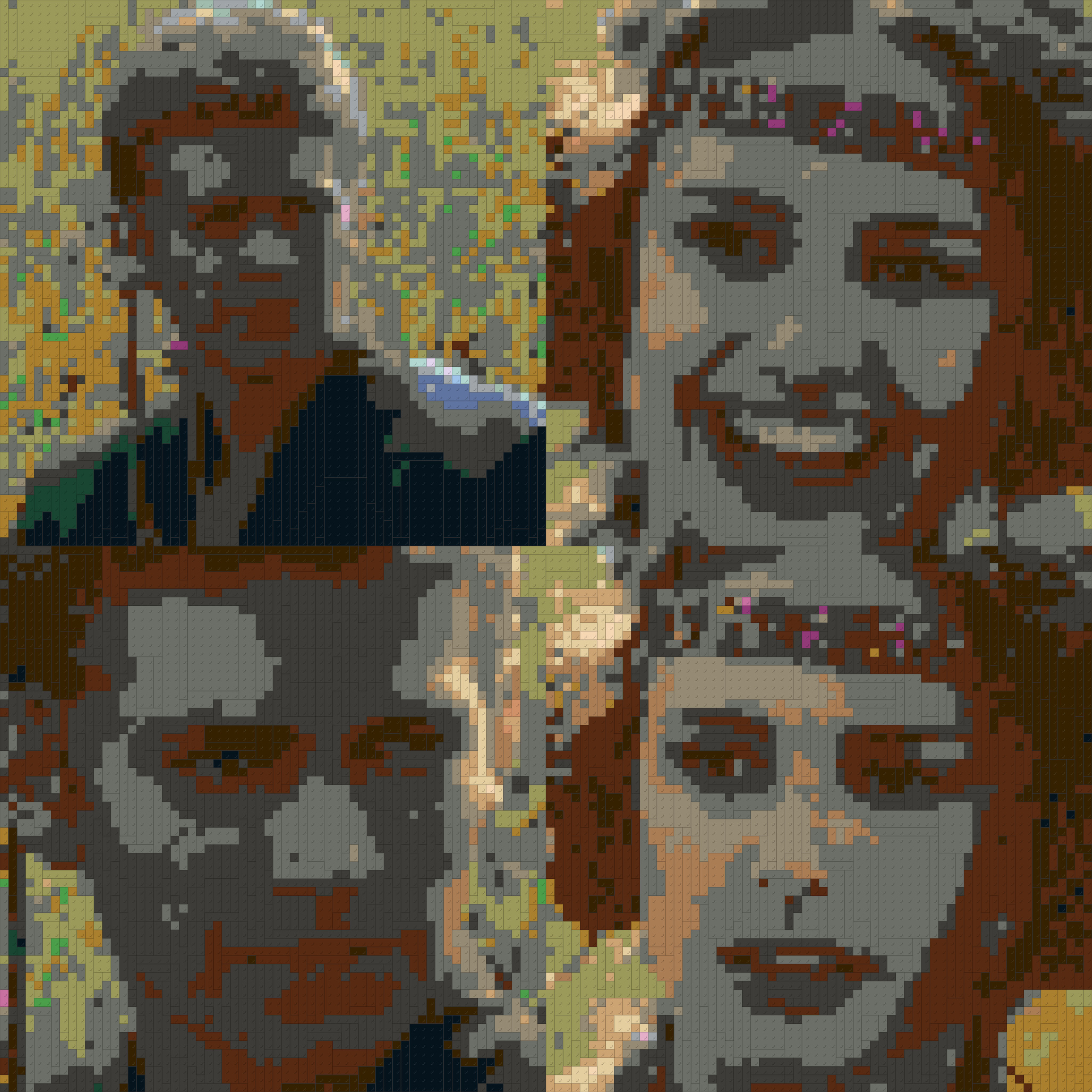 Star-Crossed Lovers In Blocks